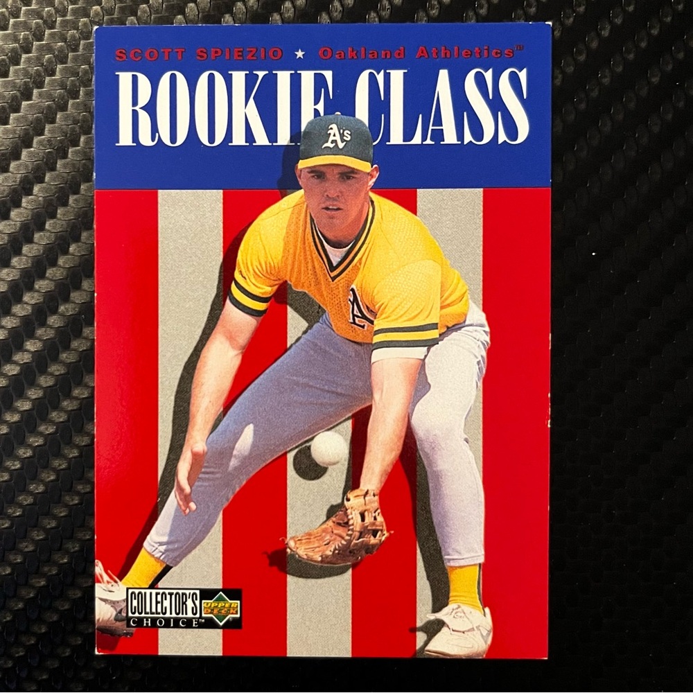 Scott Spiezio 1996 Oakland A’s Upper Deck ROOKIE CLASS MLB Baseball Trading Card